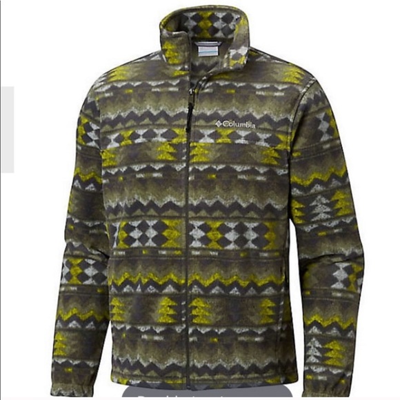 columbia steens mountain print jacket